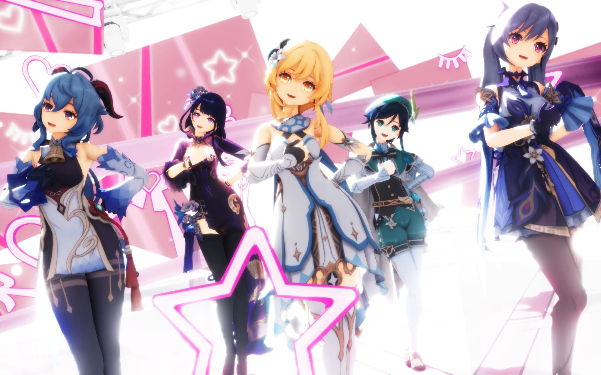 【原神mmd】提瓦特女团