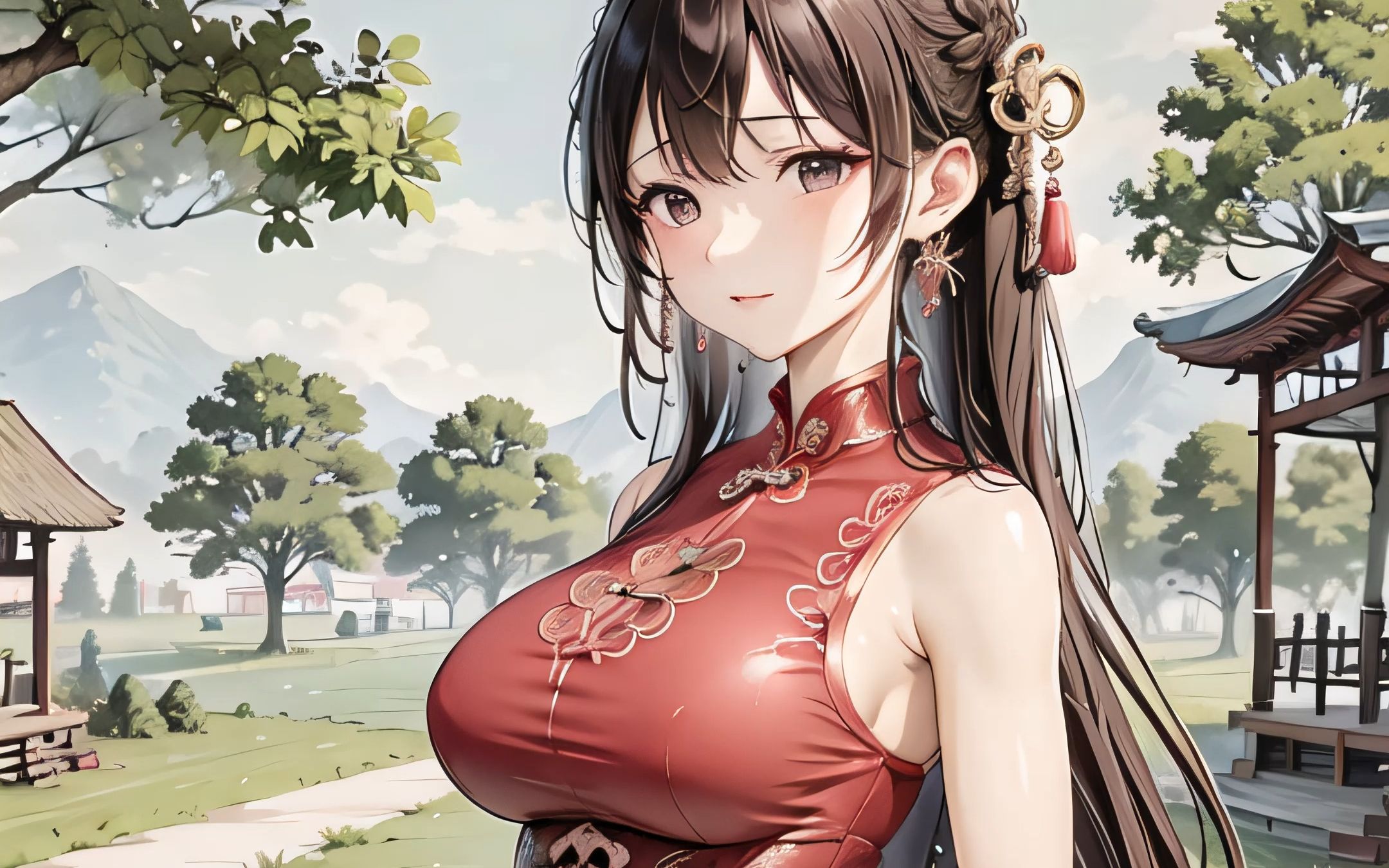 【ai绘画】旗袍大姐姐