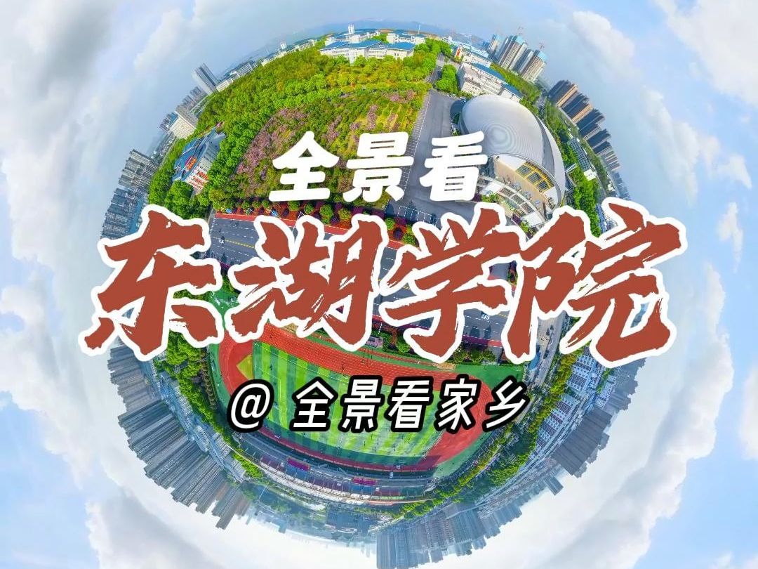 全景看武汉东湖学院哔哩哔哩bilibili