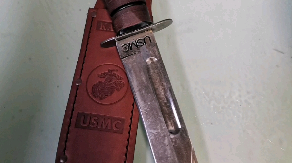 经典卡巴1217做旧战场风格收藏把玩