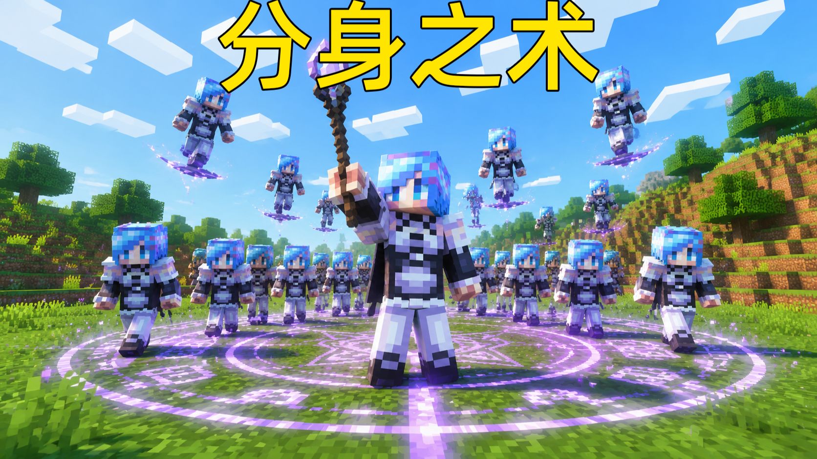 MC当你可以召唤分身？能帮你做任何事！
