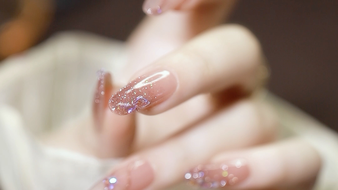 清冷碎钻氛围感美甲来啦7815超适合夏天的哦05