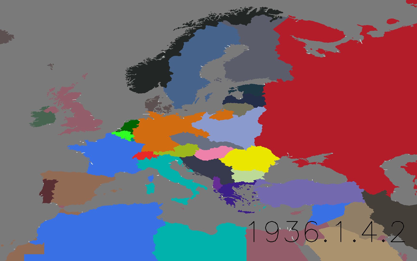 【架空历史】二战战线变化