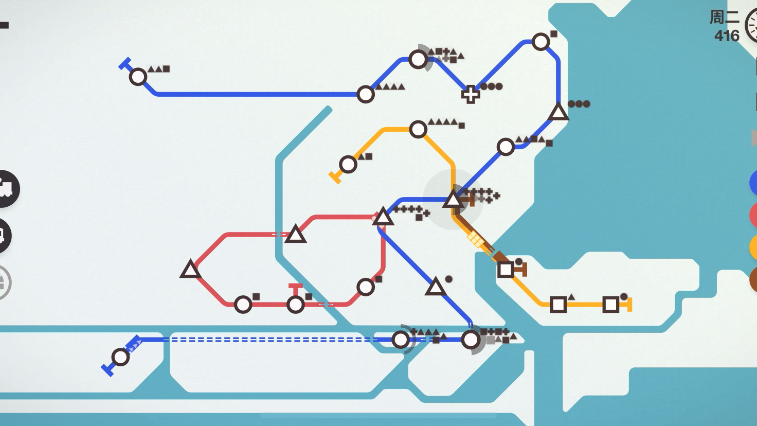 迷你地铁,新图拉各斯_哔哩哔哩bilibili
