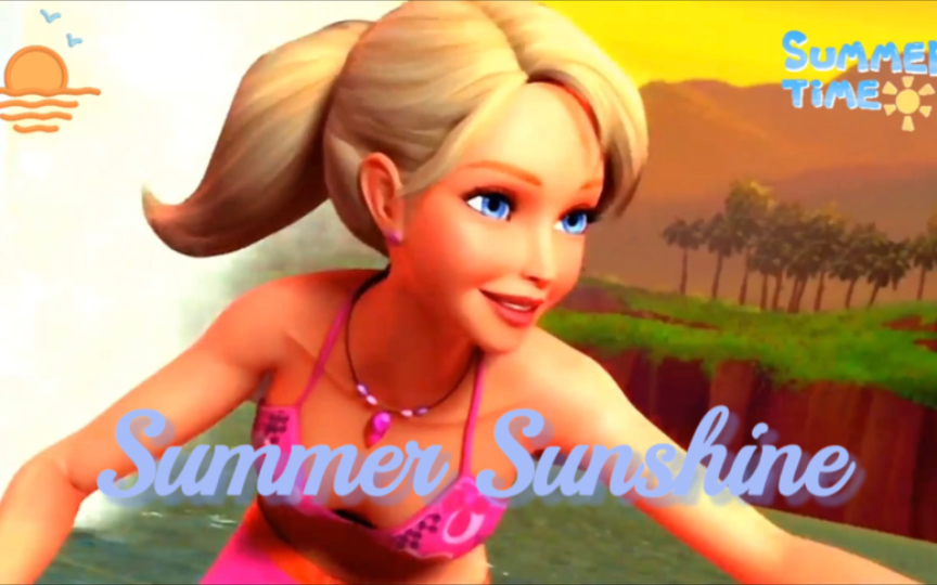 [图]【自用精校】中英字幕 芭比美人鱼历险记 part 1 片头曲 Summer Sunshine