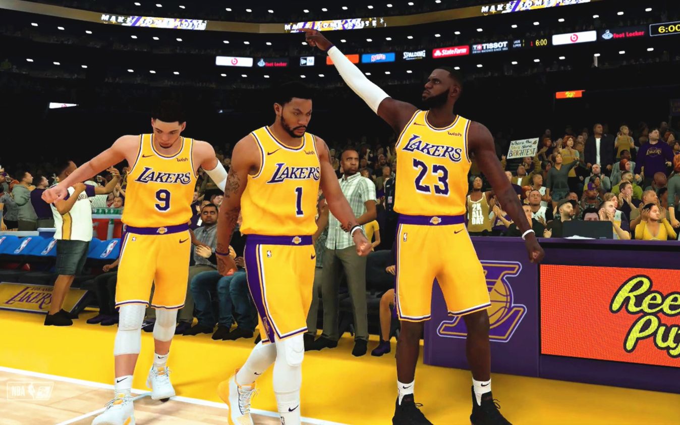 【布鲁】nba2k19湖人王朝:詹姆斯和浓眉领衔湖人五巨头!冲击总冠军!