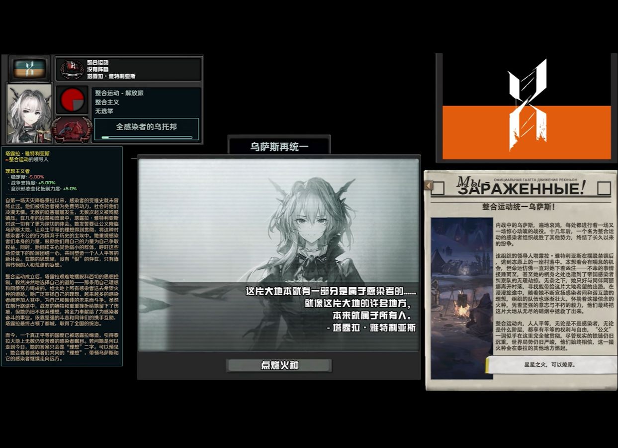 【tno×明日方舟】乌萨斯地区统一超事件合集(第二版)
