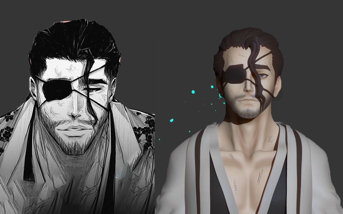 zbrush雕刻死神京乐春水角色雕刻教学从零基础手把手教你