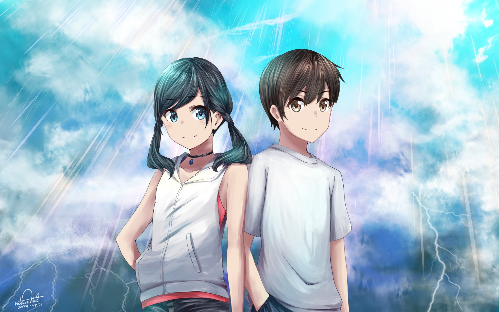 [天气之子]阳菜:帆高君,咱们来合个影吧