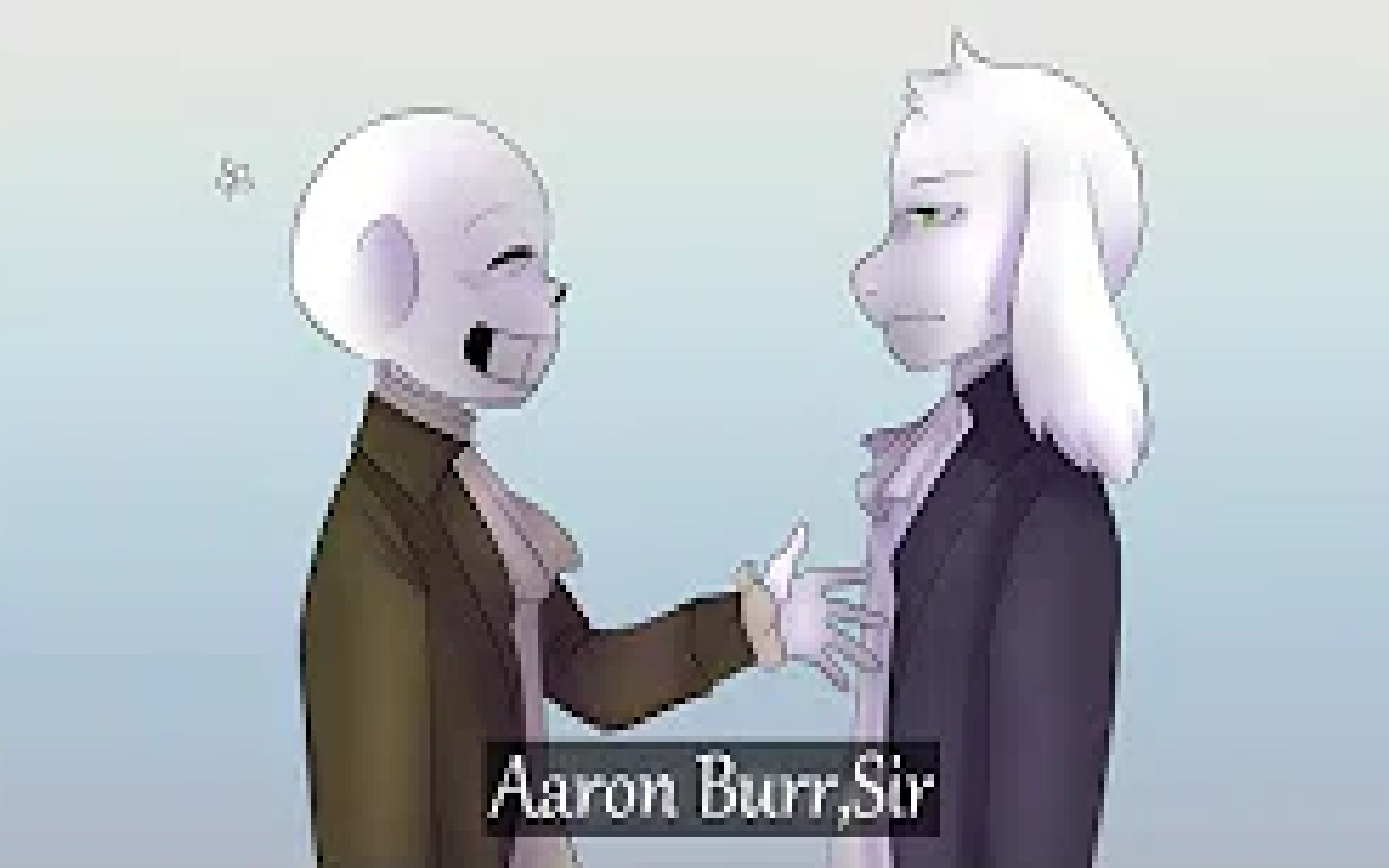 [图]【Undertale animatic】[中英字幕]Hamilton-Aaron Burr,sir