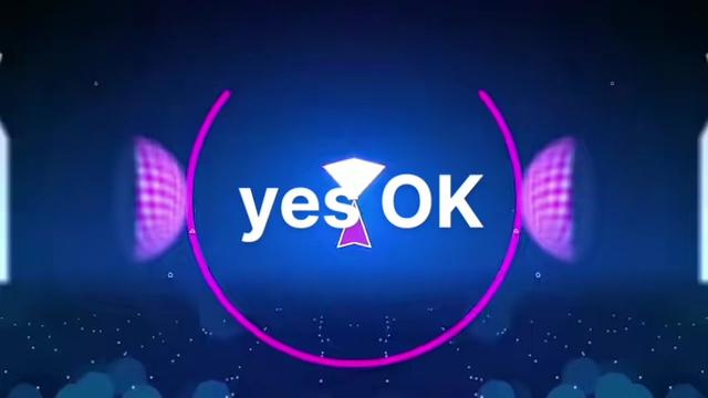 《yes ok》伴奏配乐成品晚会舞台演出表演led大屏幕背景视频素材