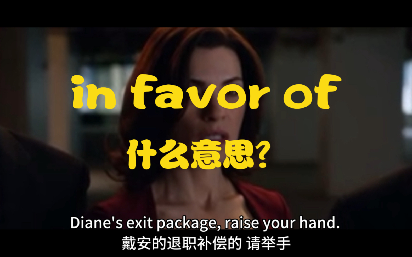 "in favor of"是什么意思?哔哩哔哩bilibili