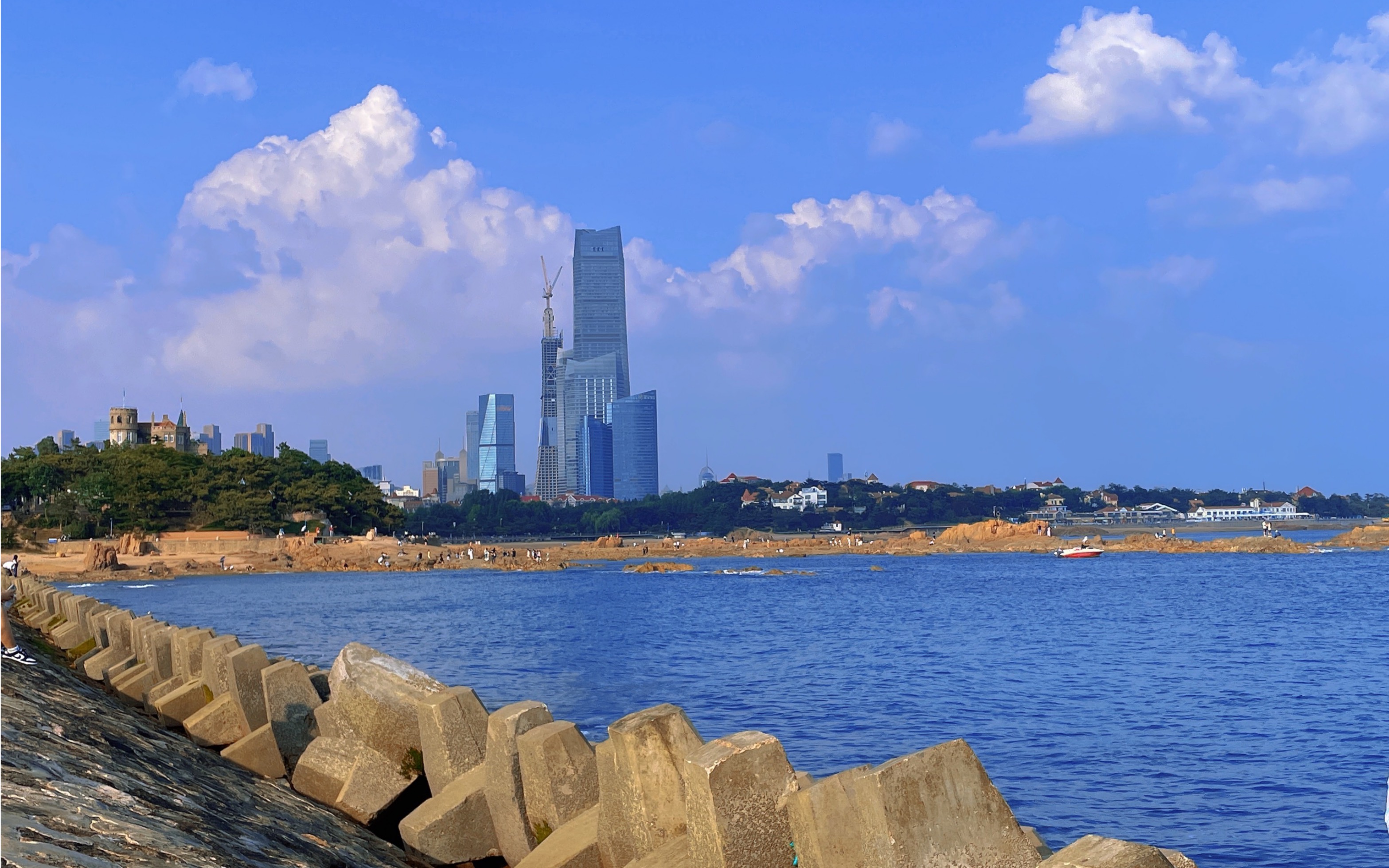 记2022年的夏天-青岛海边
