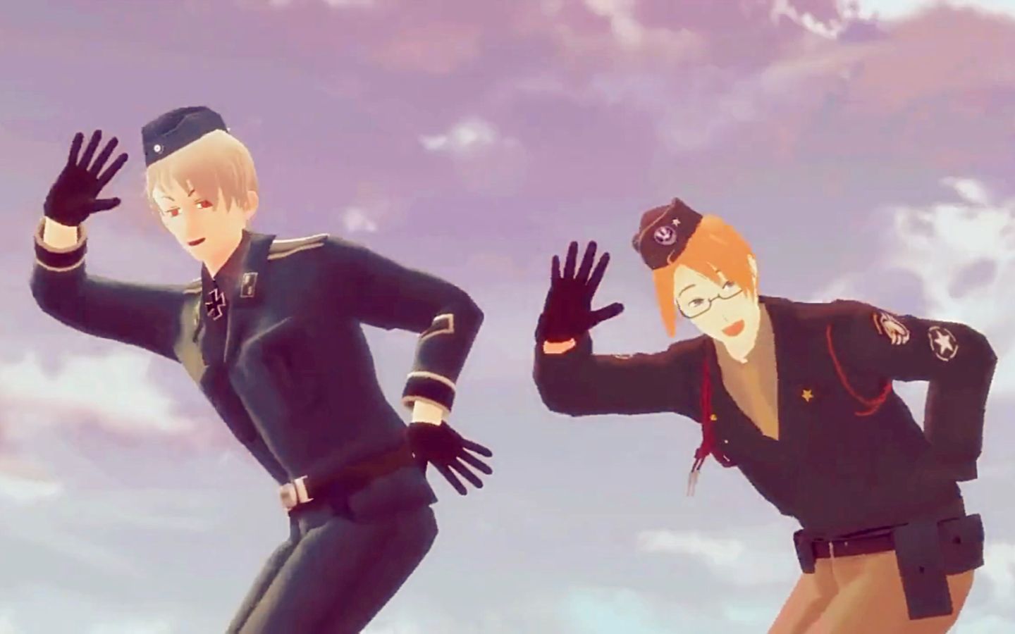 【aph/mmd】今天也是晴空万里【酒乱师徒组】