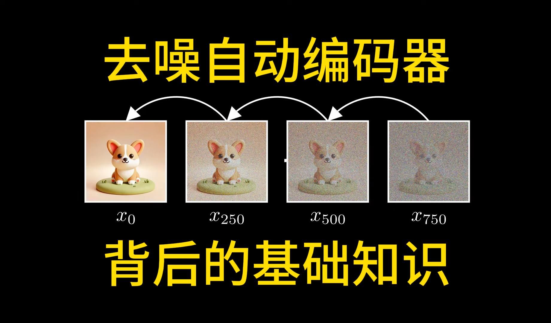 去噪自动编码器背后的基础知识哔哩哔哩bilibili