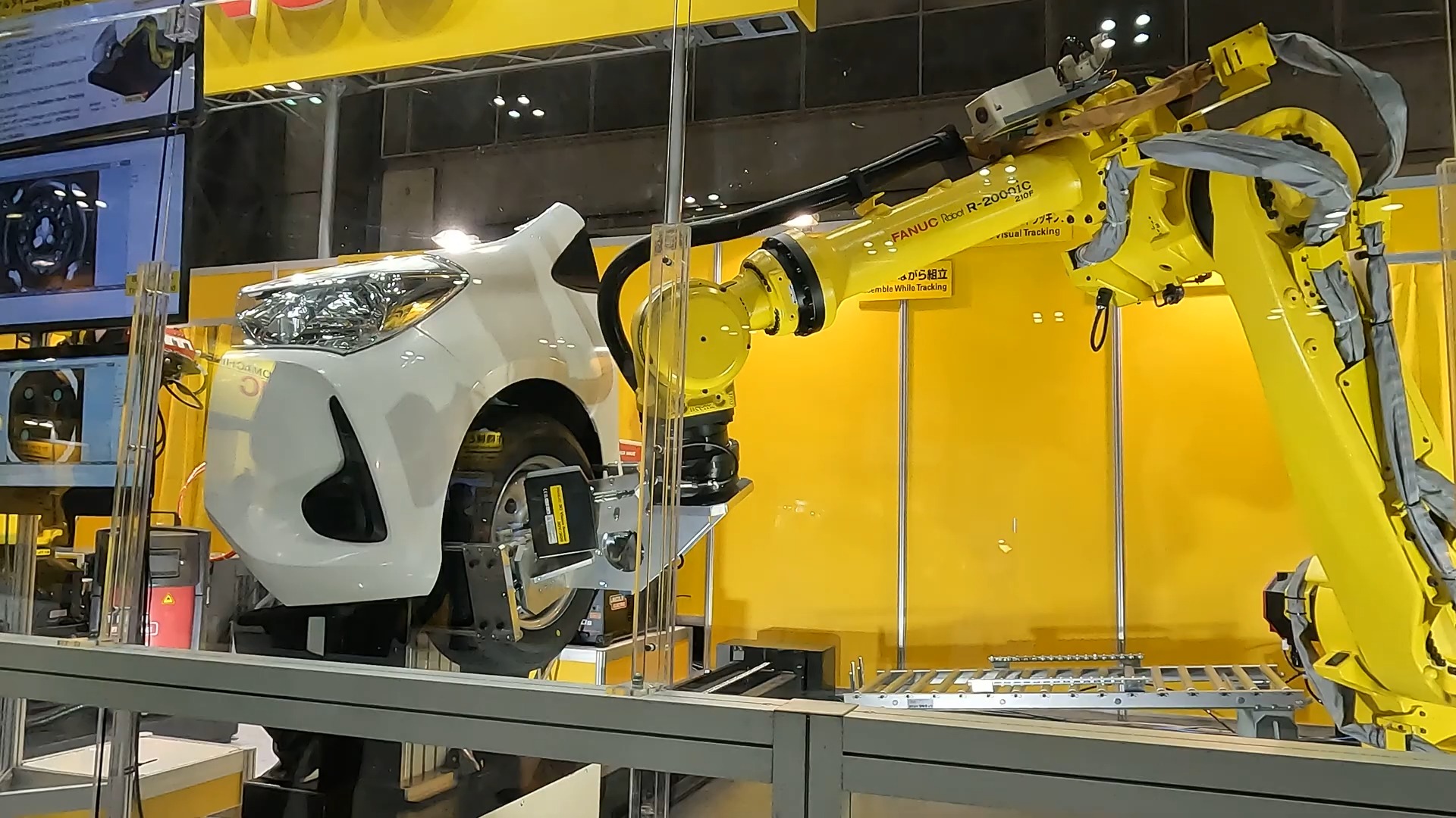 发那科机器人装卸轮胎