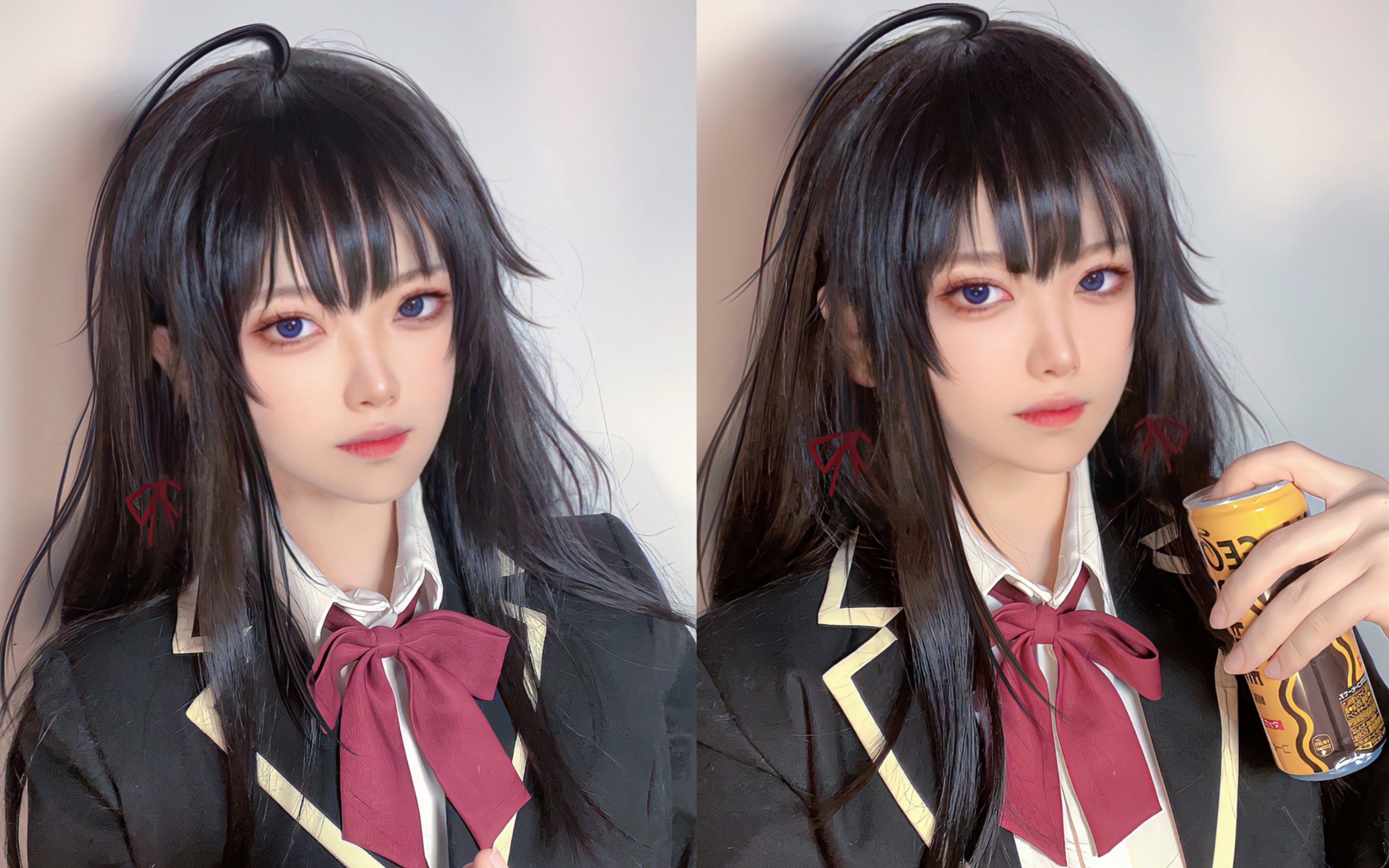 雪之下雪乃cos-一只小叫兽鸭-默认收藏夹-哔哩哔哩视频