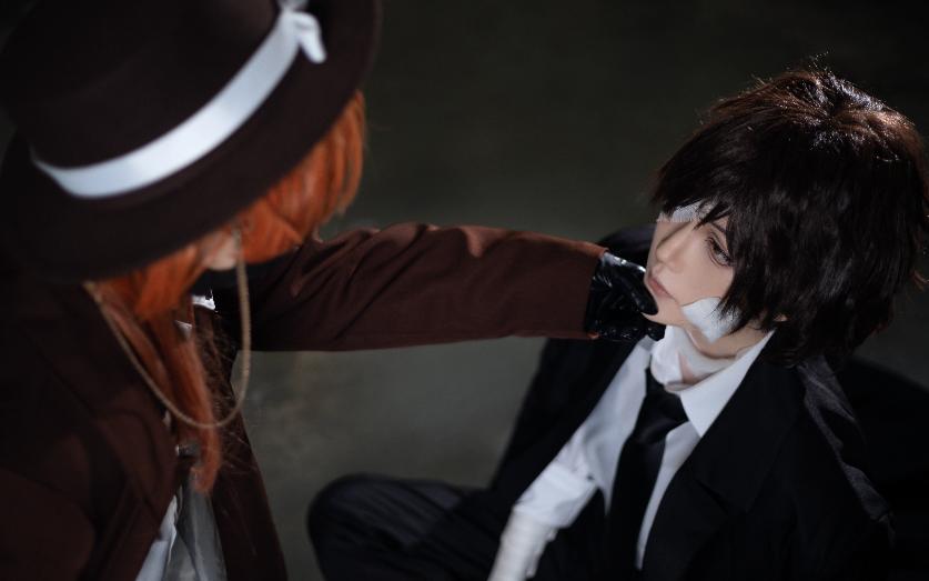 《文豪野犬》中原中也和太宰治-cos场照