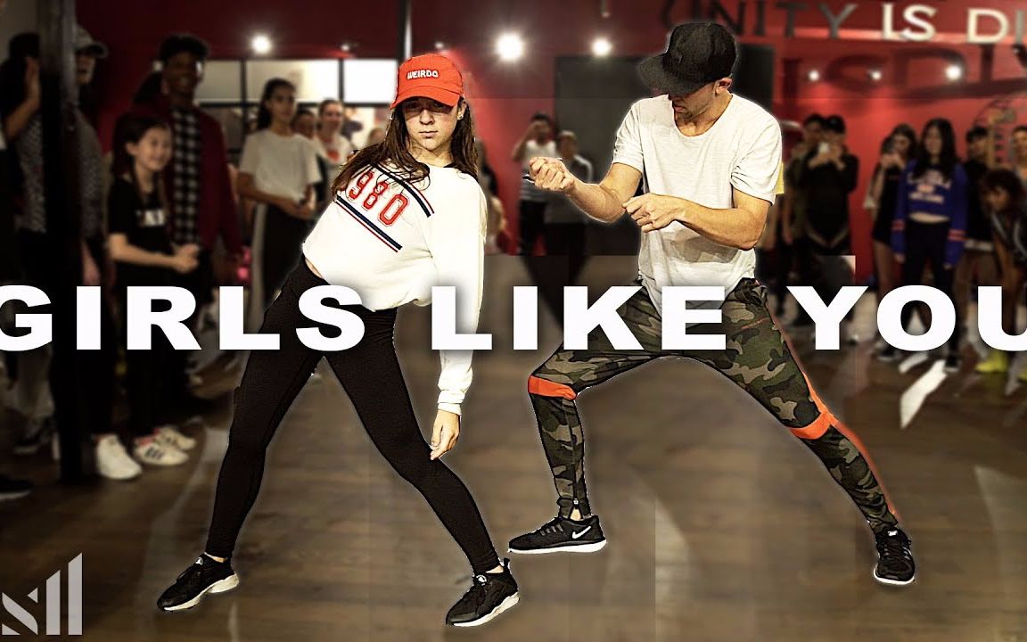 红房子millennium舞室kaycee小天使打头阵maroon5girlslikeyouftcardi