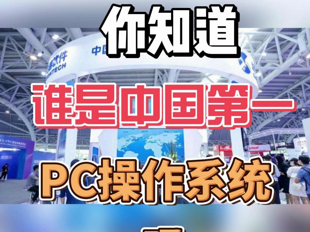 中国第一大PC操作系统?替代Windows,中国电脑自己的“灵魂”哔哩哔哩bilibili