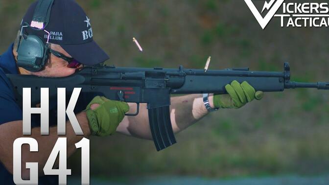 试射德国H&amp;K G41突击步枪