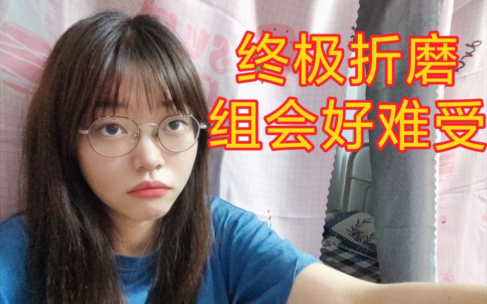 组会后的emo如期而至,学术讨论了一个半小时,菜鸡瑟瑟发抖哔哩哔哩bilibili