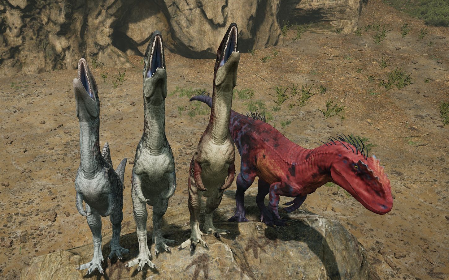 昆卡猎龙小队vs禽龙