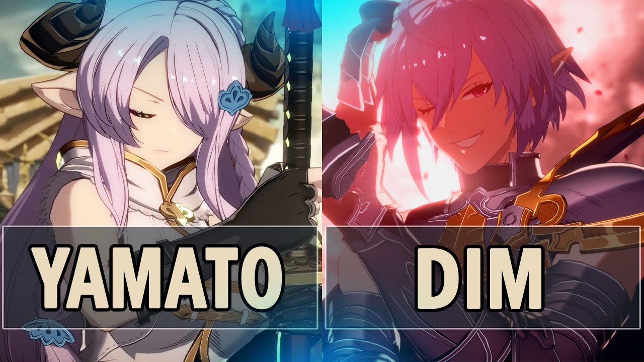 gbvsr:97yamato (娜尔梅亚) vs dim (格里姆尼尔)97
