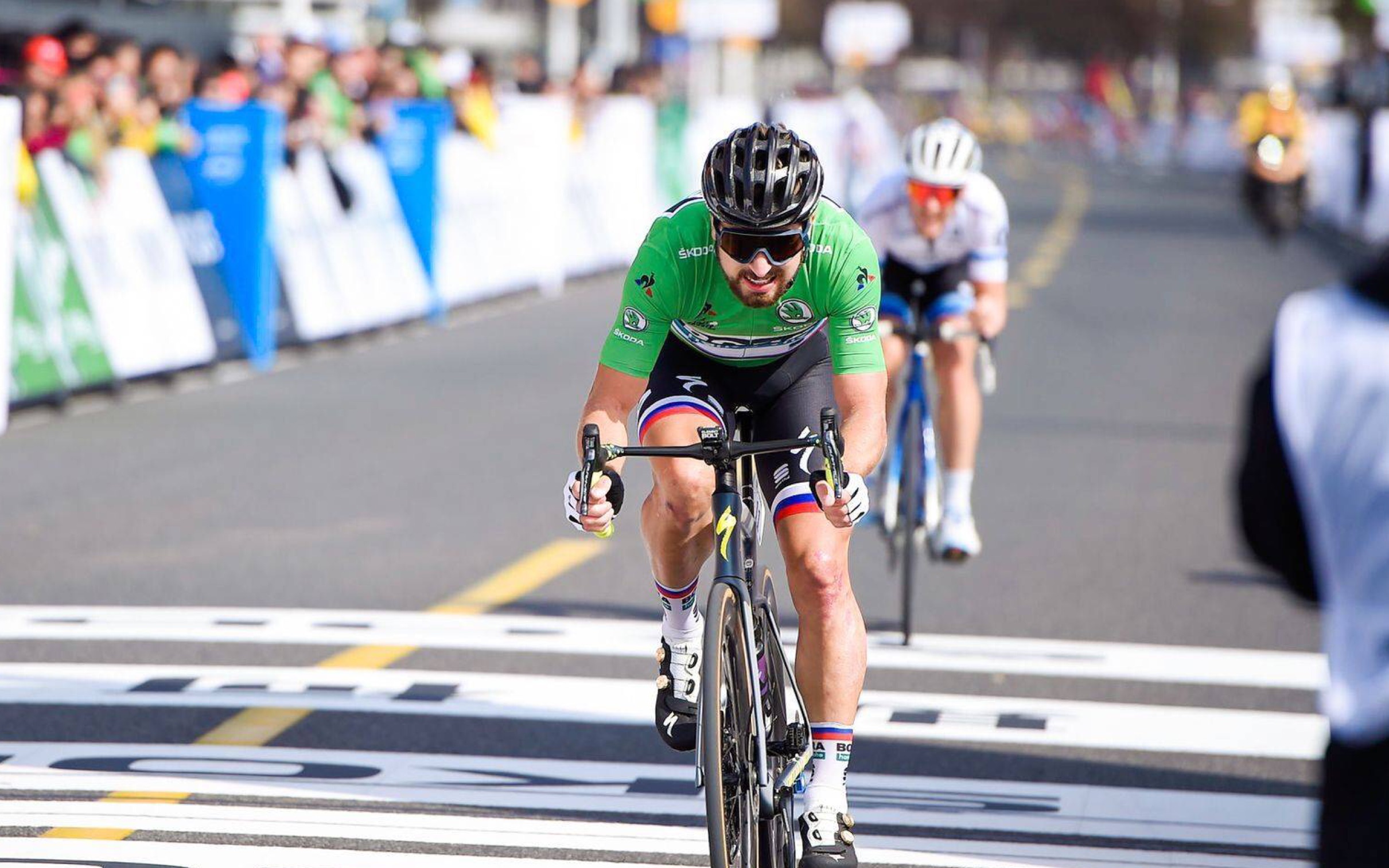 彼得萨甘在上海环法中国赛的绝妙冲刺_哔哩哔哩_bilibili