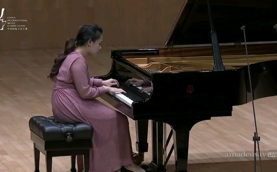 2019中国国际音乐大赛钢琴半决赛潘林子中国2019516