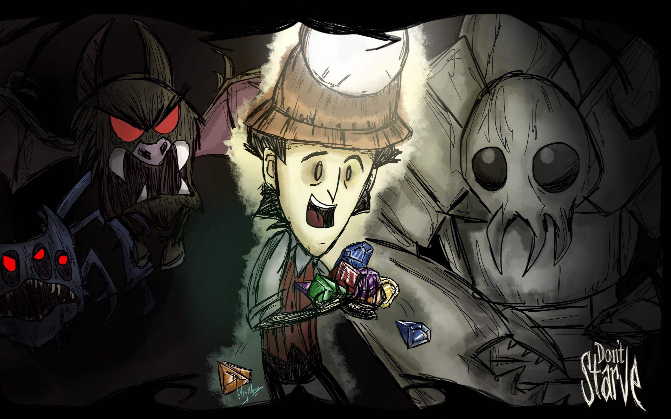 饥荒联机版 沃尔夫冈单人全boss (12)击败蜂后 开始建设社会主义美丽