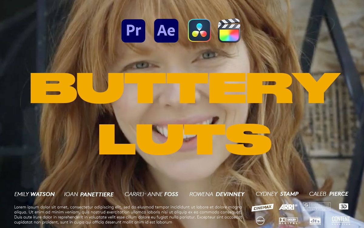 索尼SLog2/SLog3色彩还原lut预设包 Buttery LUTs: Sony SLog2 / SLog3 – Natural REC709哔哩哔哩bilibili