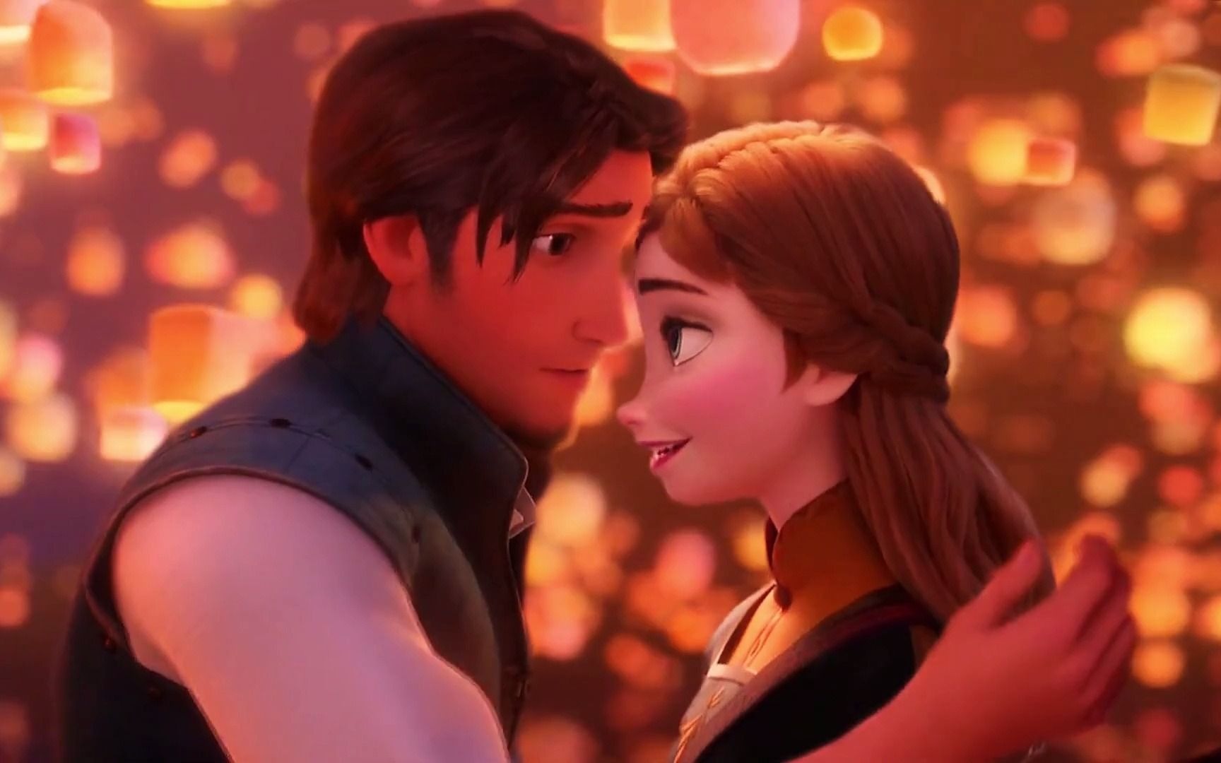 【魔发奇缘x冰雪奇缘】尤金向安娜求婚,婚礼超盛大,艾莎也有出席.