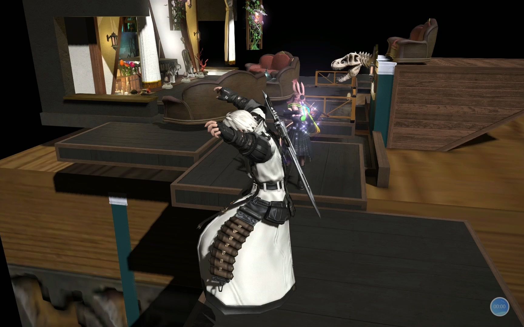 【ff14】桑克瑞德旋转半分钟