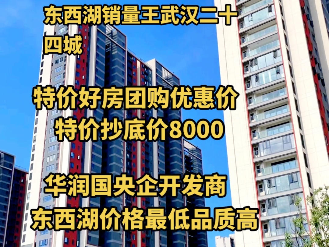 东西湖武汉二十四城华润国央企!价格便宜品质高的楼盘!哔哩哔哩bilibili