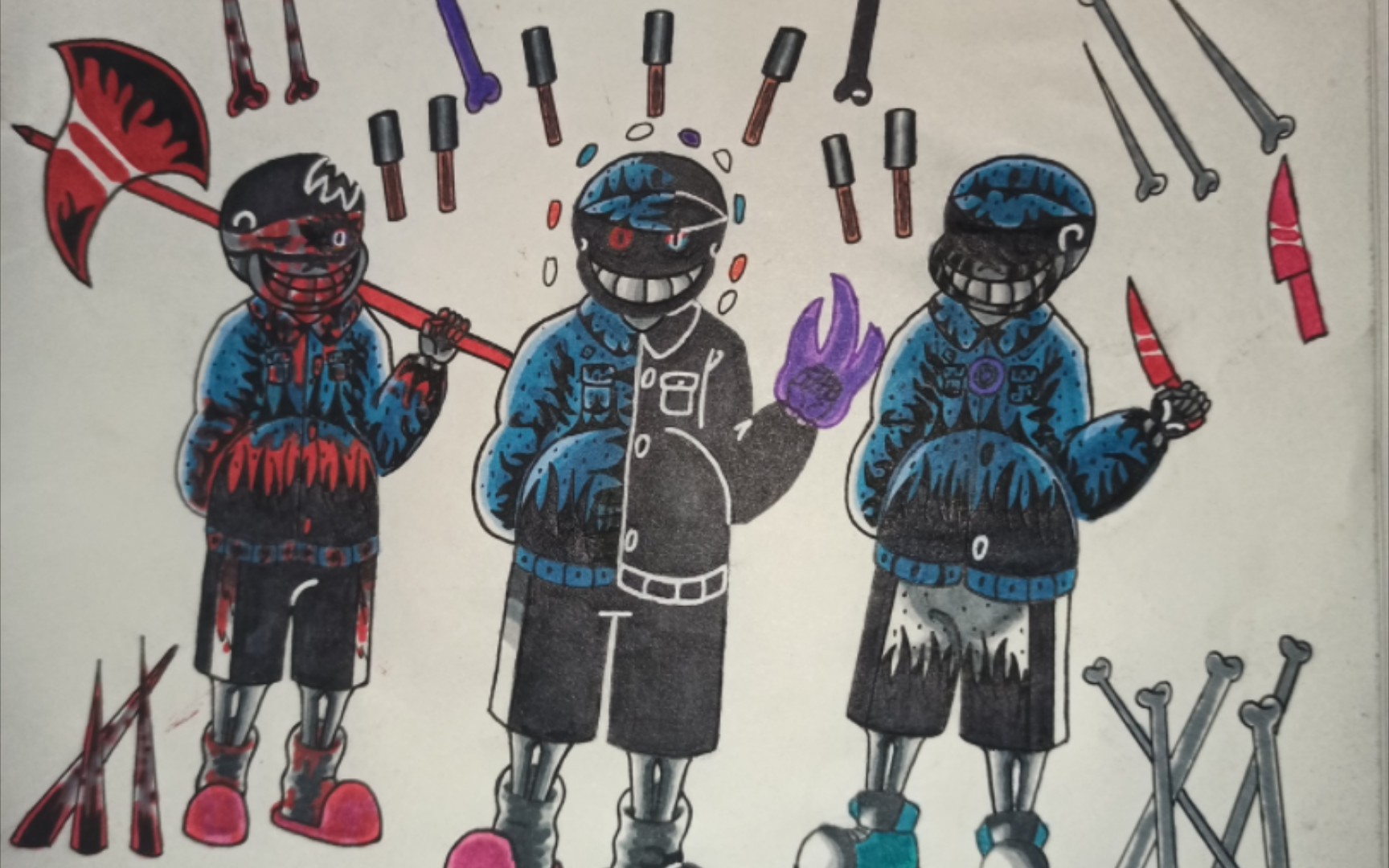 最后的任务尘埃三重邪骨一阶段30赞画致命错误,音乐作者:@屑堕落