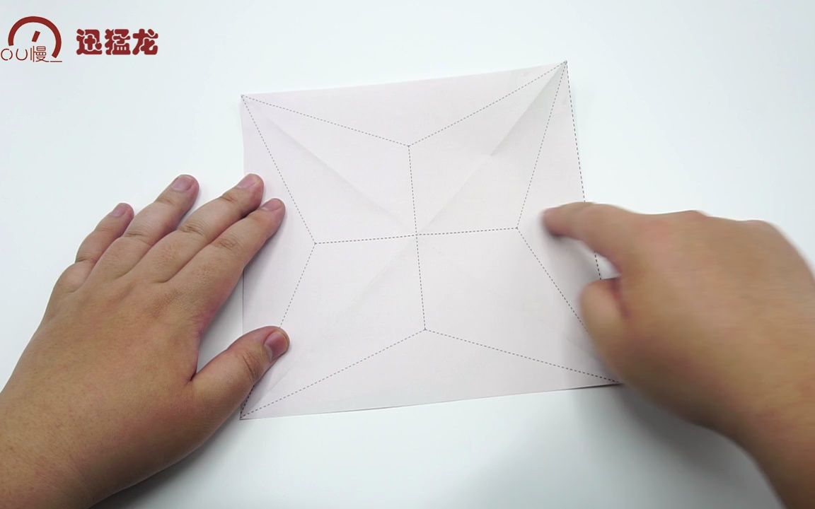 复杂迅猛龙折纸图解图片