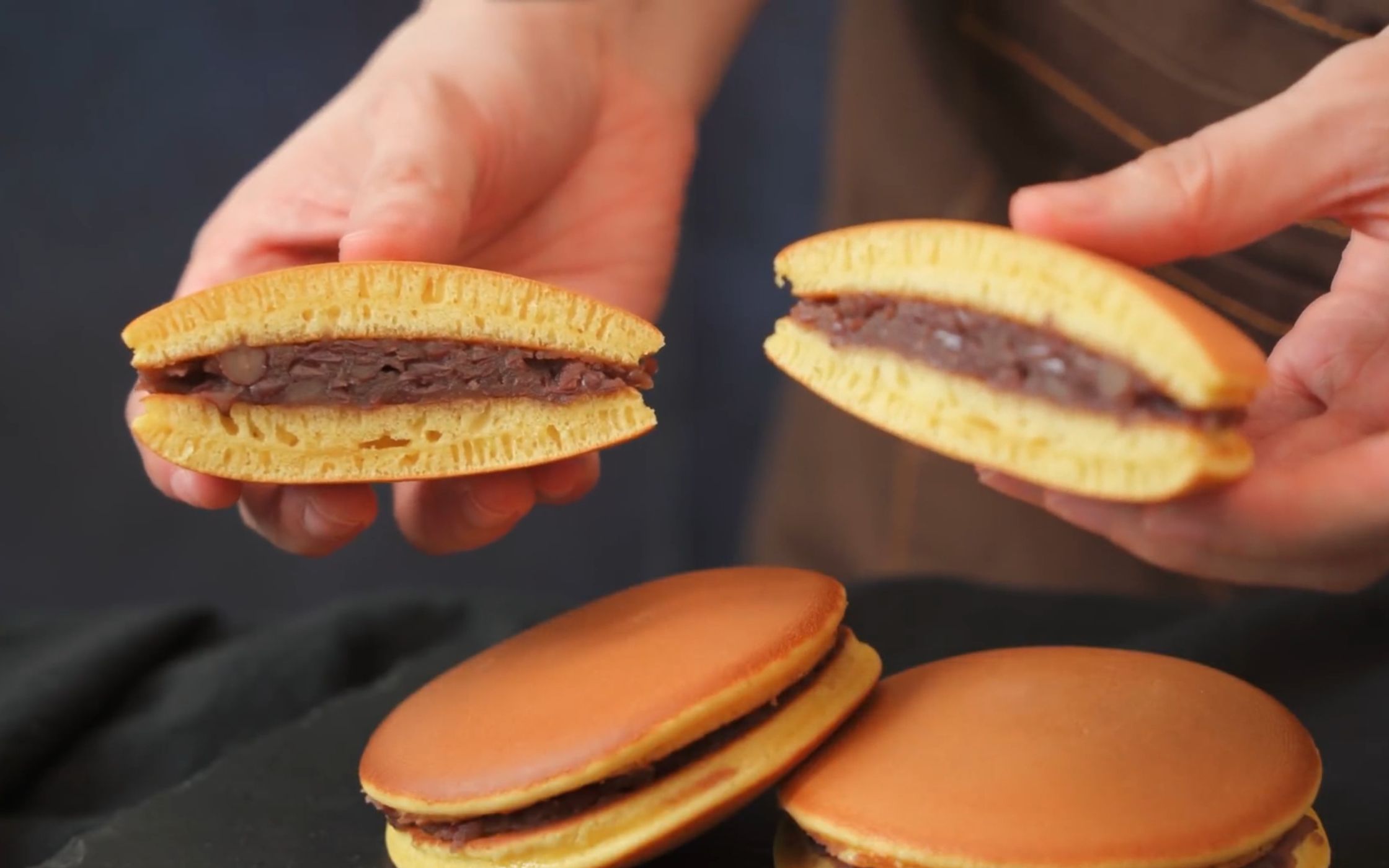 简单易上手小白也能做的红豆馅铜锣烧