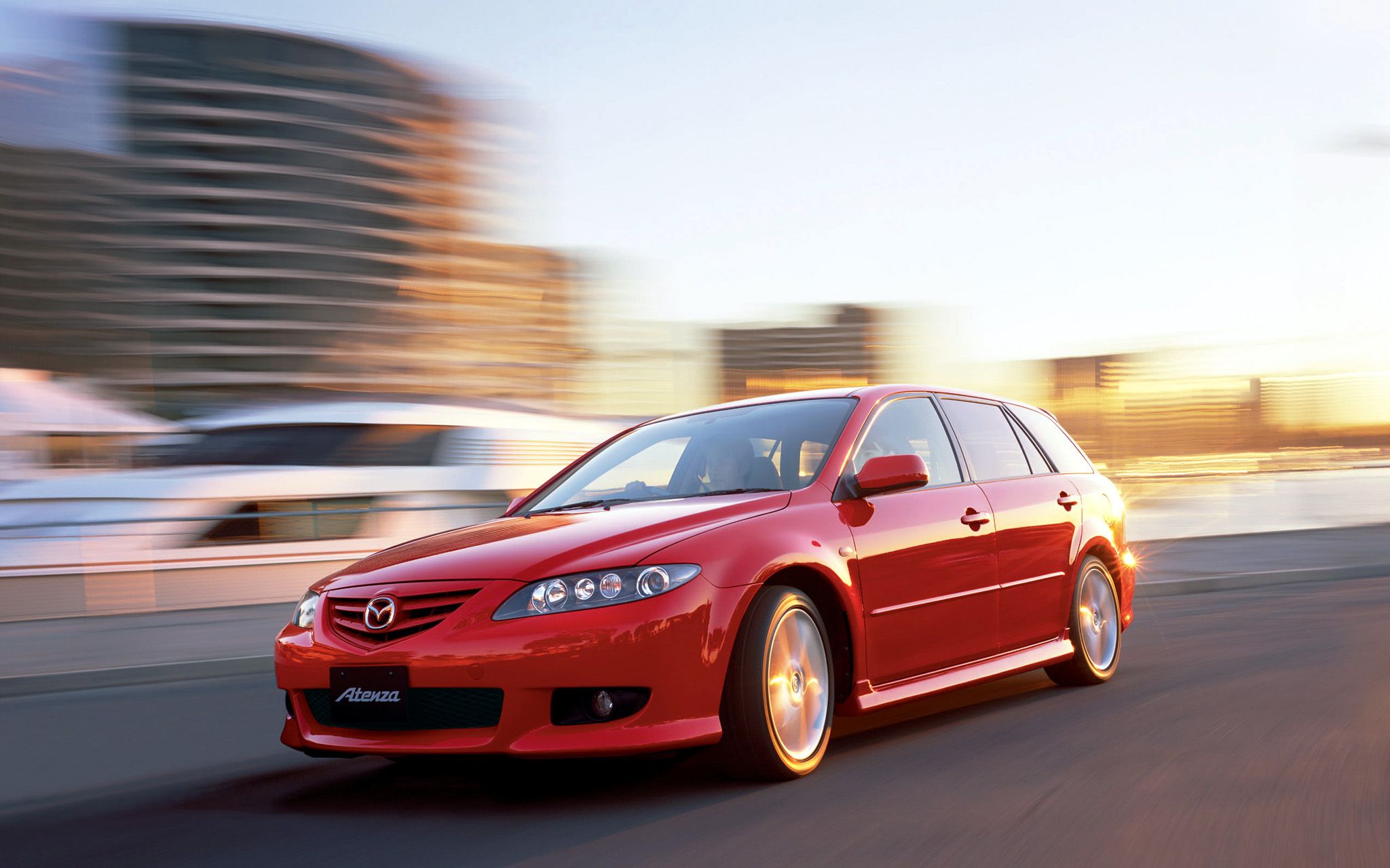 【1080p60】2002年马自达阿特兹sport wagon 23s电视广告