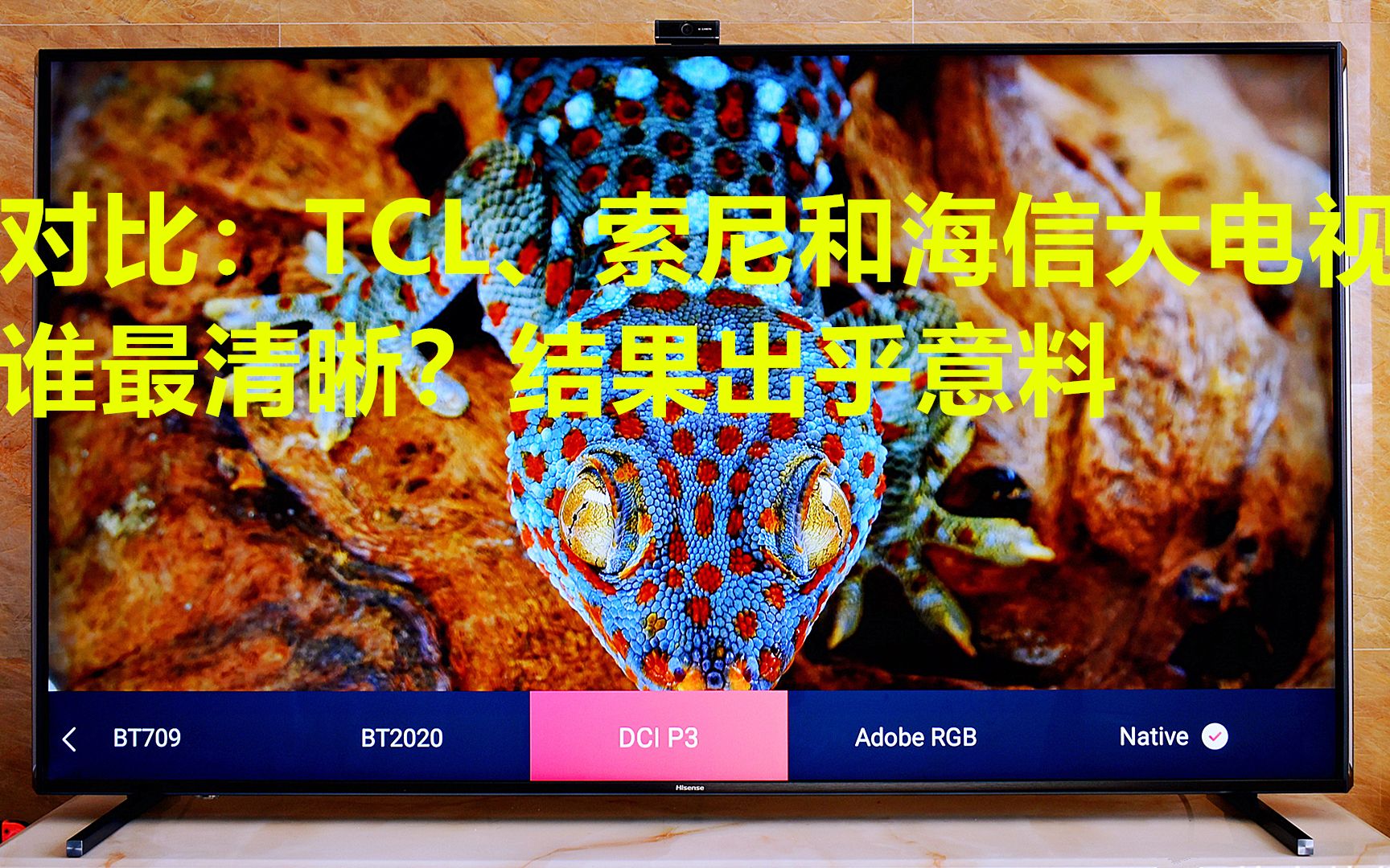 TCL、索尼和海信大电视哪个最清晰?画质技术对比,结果一目了然哔哩哔哩bilibili