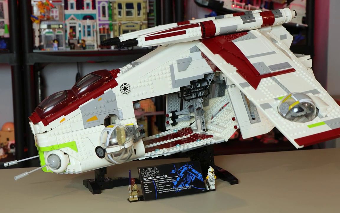 乐高 星球大战 ucs 共和国炮艇 75309 预览_哔哩哔哩_bilibili