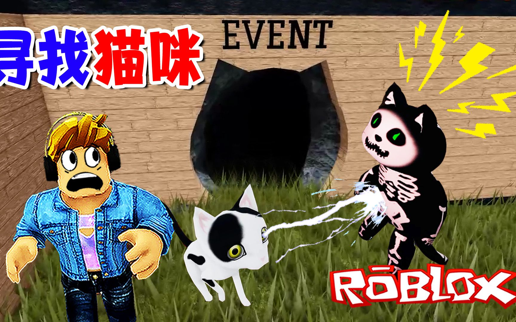 [图]ROBLOX：小猫困在魔法世界里，我们要冲进去拯救猫咪！