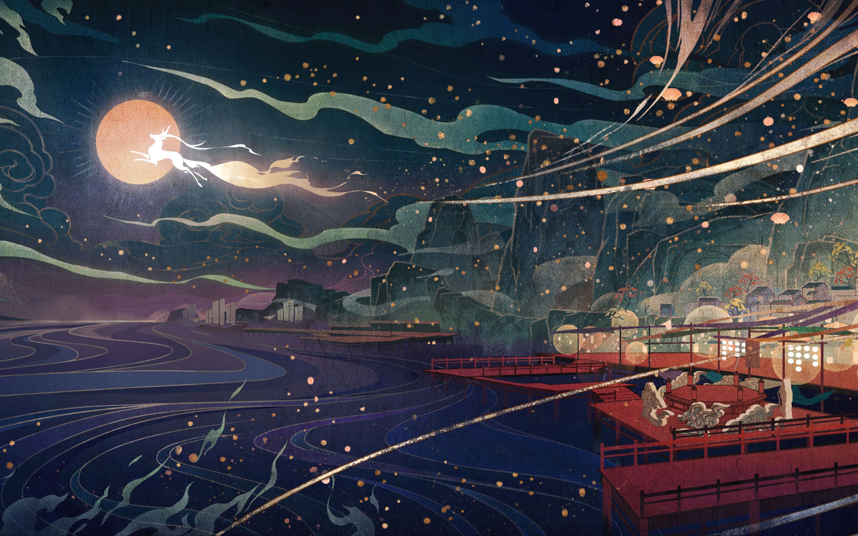 【原神】二测海灯节过场动画留念_哔哩哔哩_bilibili