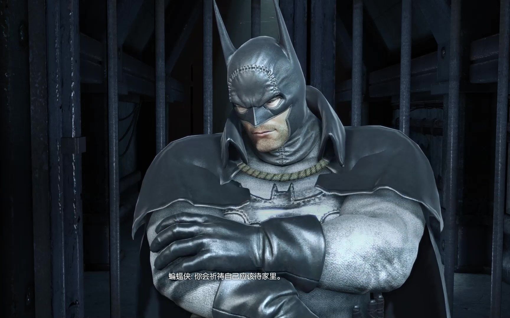 蝙蝠侠:阿卡姆起源 煤气灯下的哥谭蝙蝠侠全景 圆形监狱ar挑战