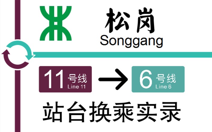 深圳地铁松岗站11号线6号线换乘实录