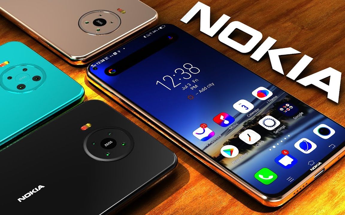 诺基亚835g概念机骁龙765g120hz挖孔屏蔡司四摄