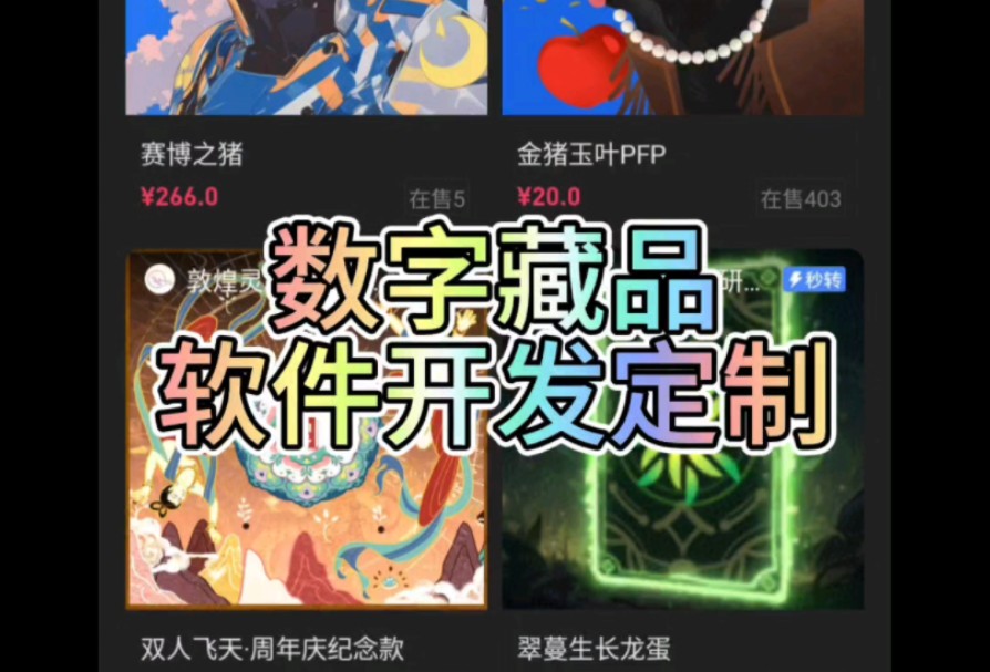 数字藏品APP软件开发哔哩哔哩bilibili