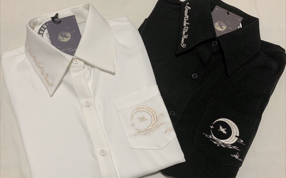 月下鹤衬衫开箱视频记录