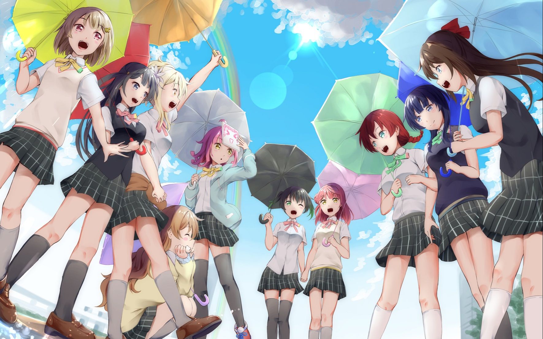 (虹团全员 虹咲学园夏季制服)【学园偶像季:群星闪耀】