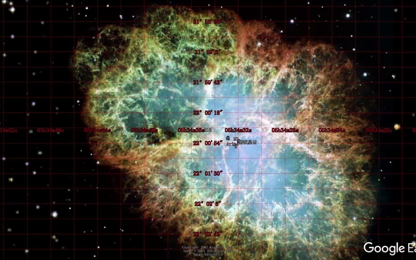 梅西叶星云星团表图片